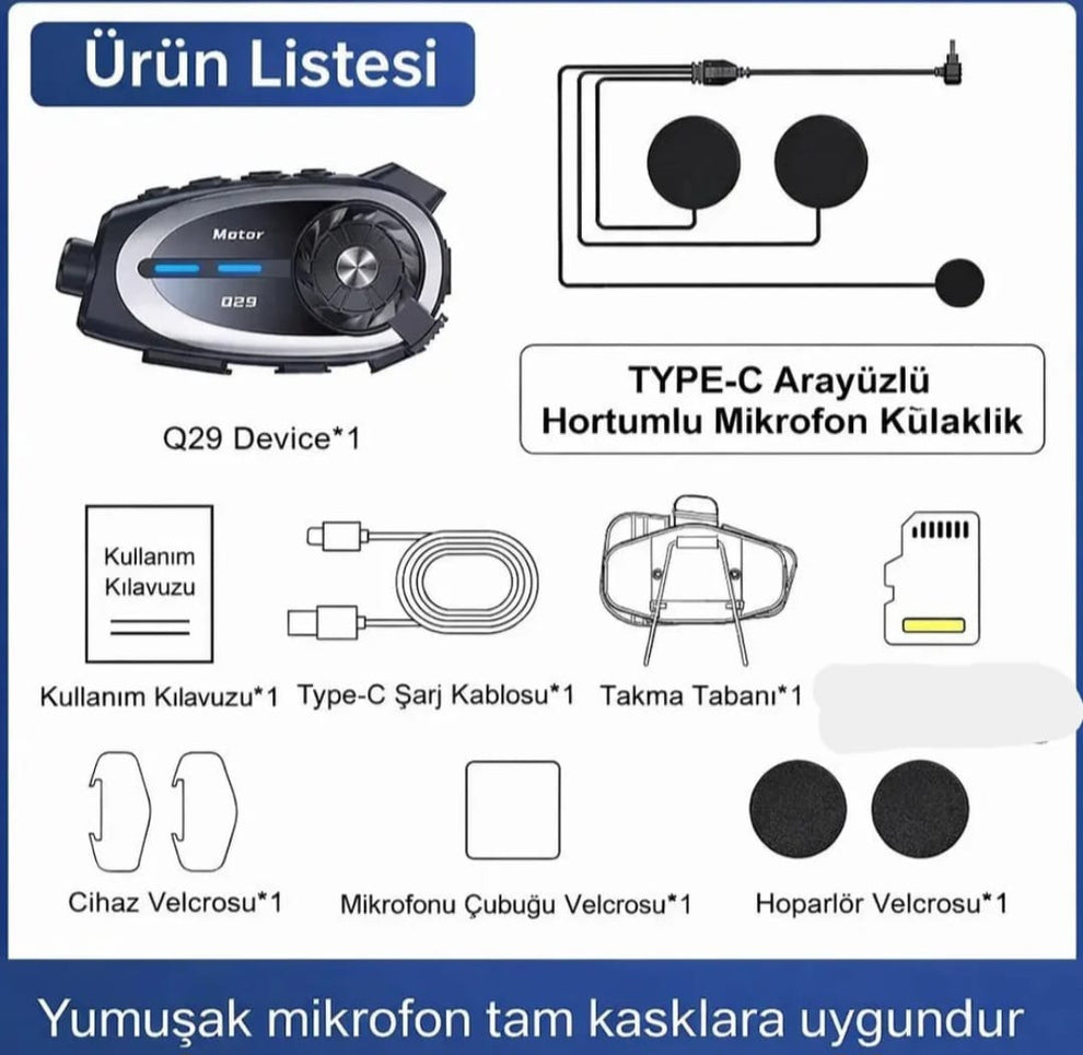 Q29 Kameralı Yapay Zeka Asistanlı Profesyonel İnterkom![KAPIDA ÖDEME & ÜCRETSİZ KARGO]